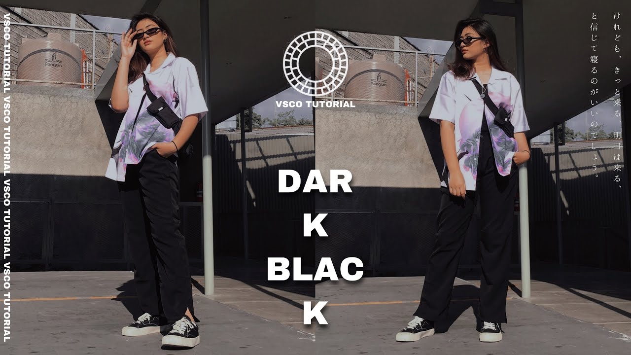 TUTORIAL EDIT FOTO DARK BLACK ALA SELEBGRAM | VSCO TUTORIAL