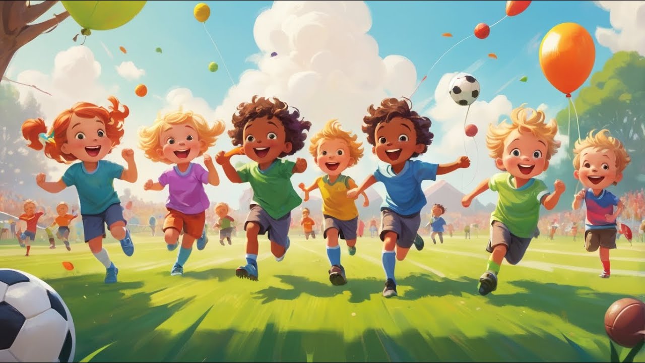 Play All Day! | Toddler Sports In the Sun | Fun Learning Song For Kids🏈
