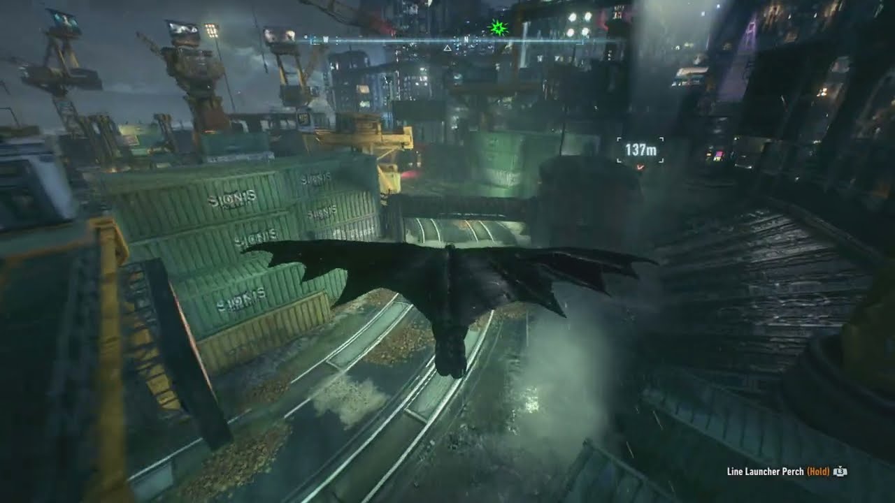 BATMAN: ARKHAM KNIGHT-Port Adams Riddler Trophies
