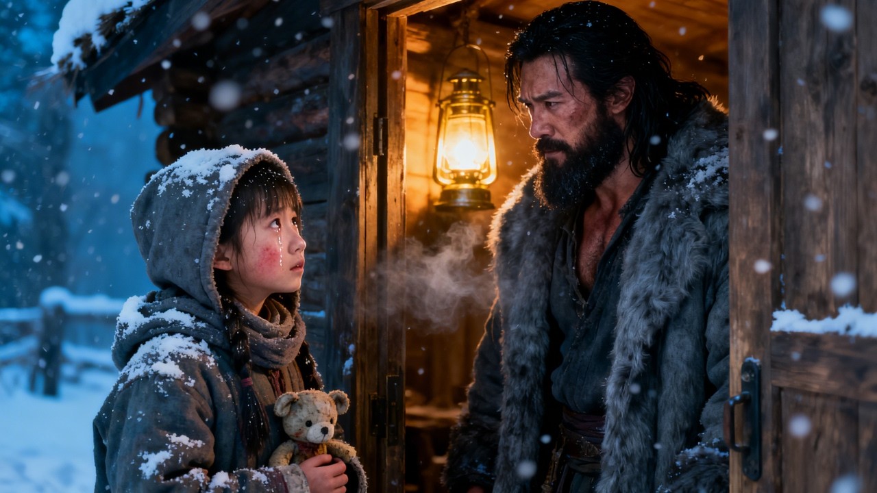 Little Girl Knocked at Midnight “Mama Needs Help…”—The Lonely Mountain Man Lit Every Lantern and…