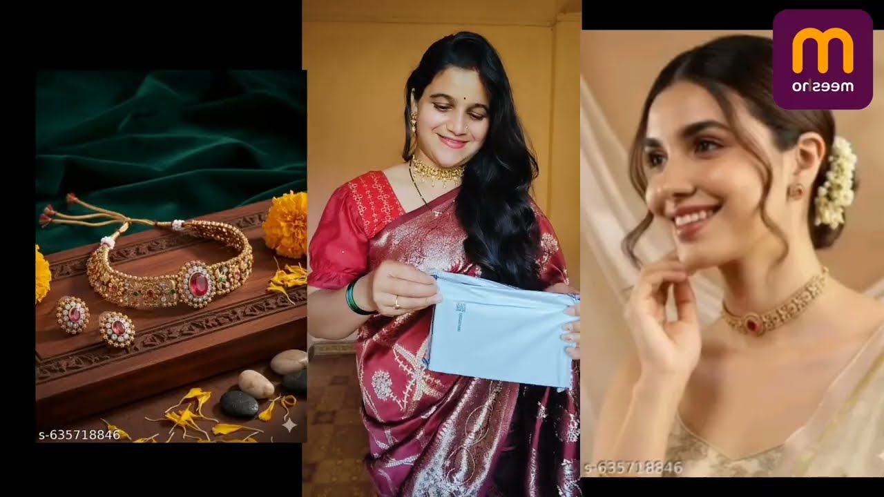 💞Huge💞Meesho jwellery haul|necklace set from meesho|Meesho necklace|necklace 
