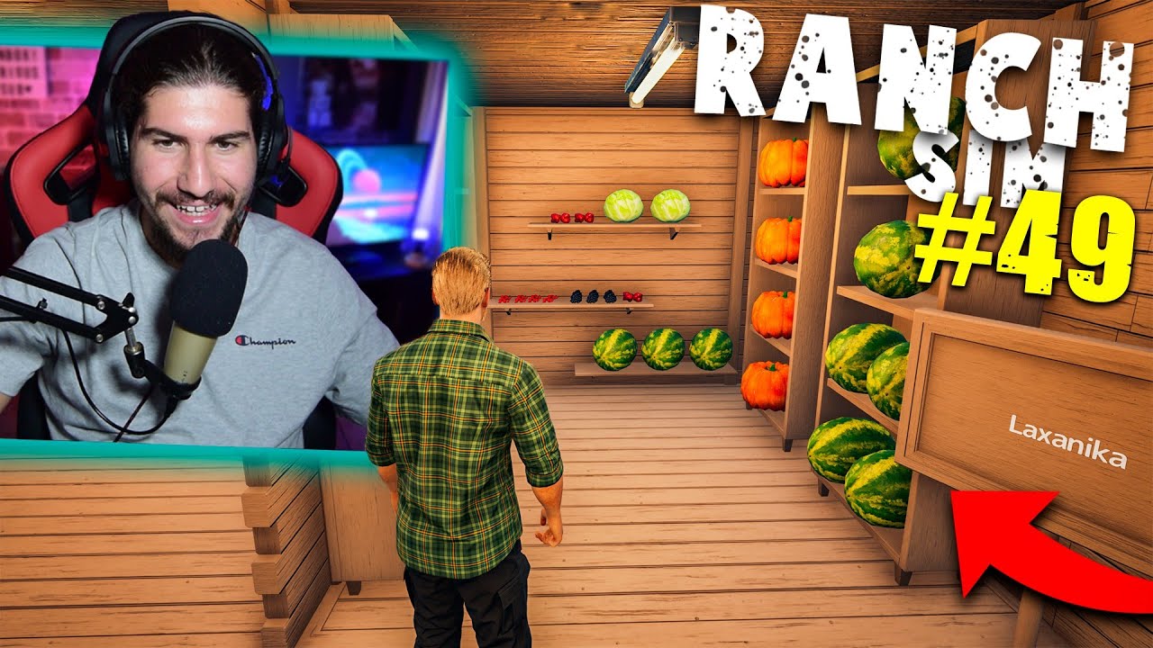 Εδώ τα καλά καρπούζια 🍉! | Ranch Simulator Greek