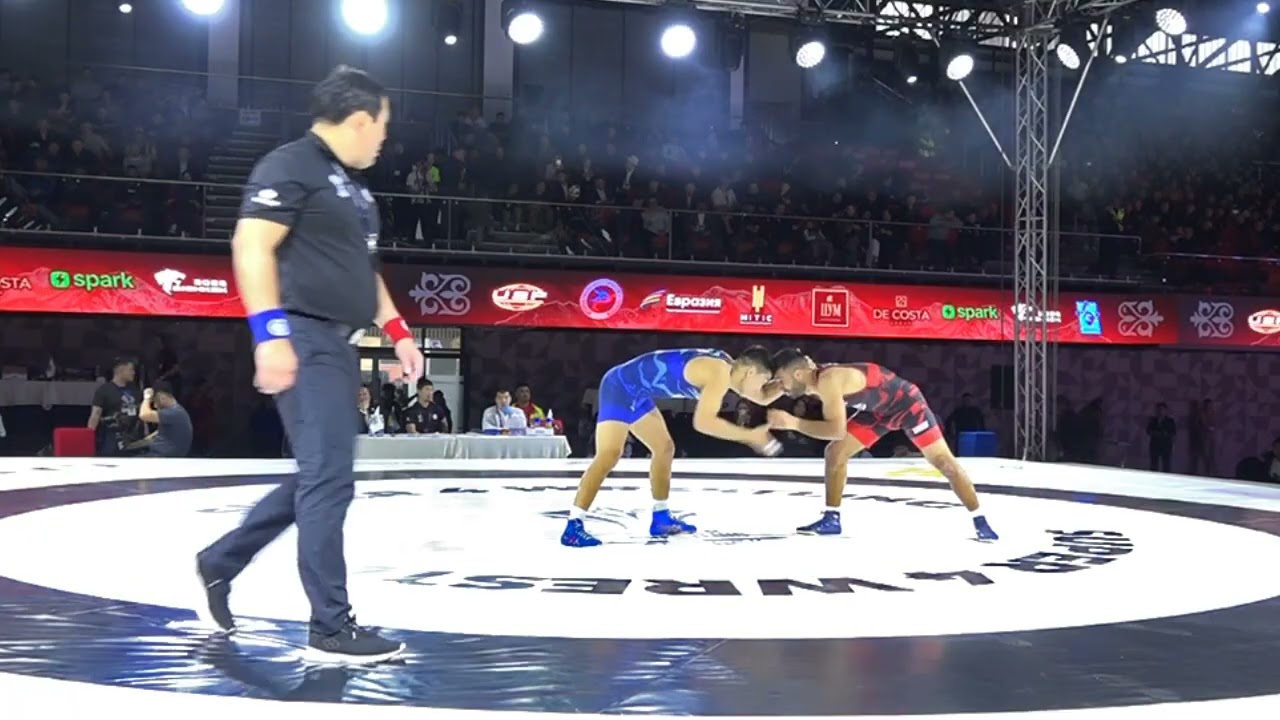 ВОЛЬНАЯ БОРЬБА. SUPER 4 WRESTLING. 57 кг 1\2 Алиаббас Рзазаде (AZE)-Начын Монгуш (RUS)