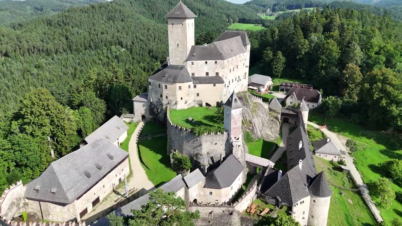 Burg Rappottenstein Niederösterreich Lower Austria Drone 4K