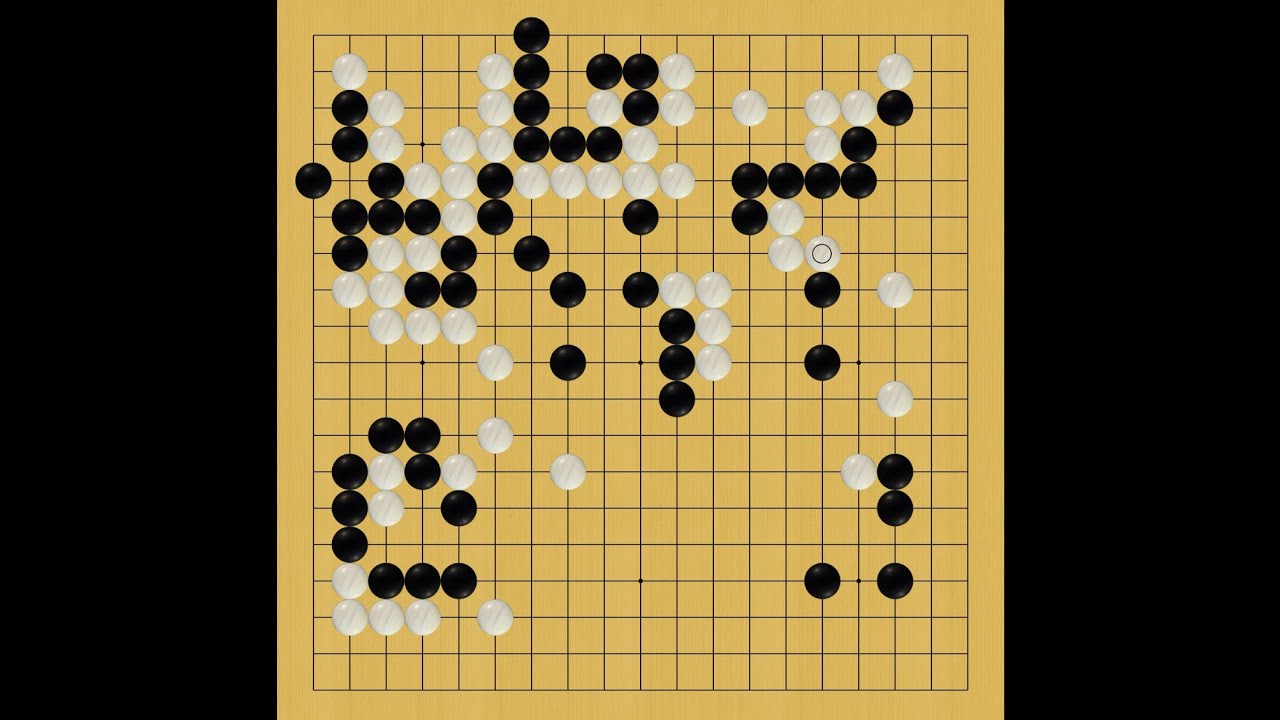 【囲碁の師匠katago自己対局観戦実況】67二子局【囲碁】