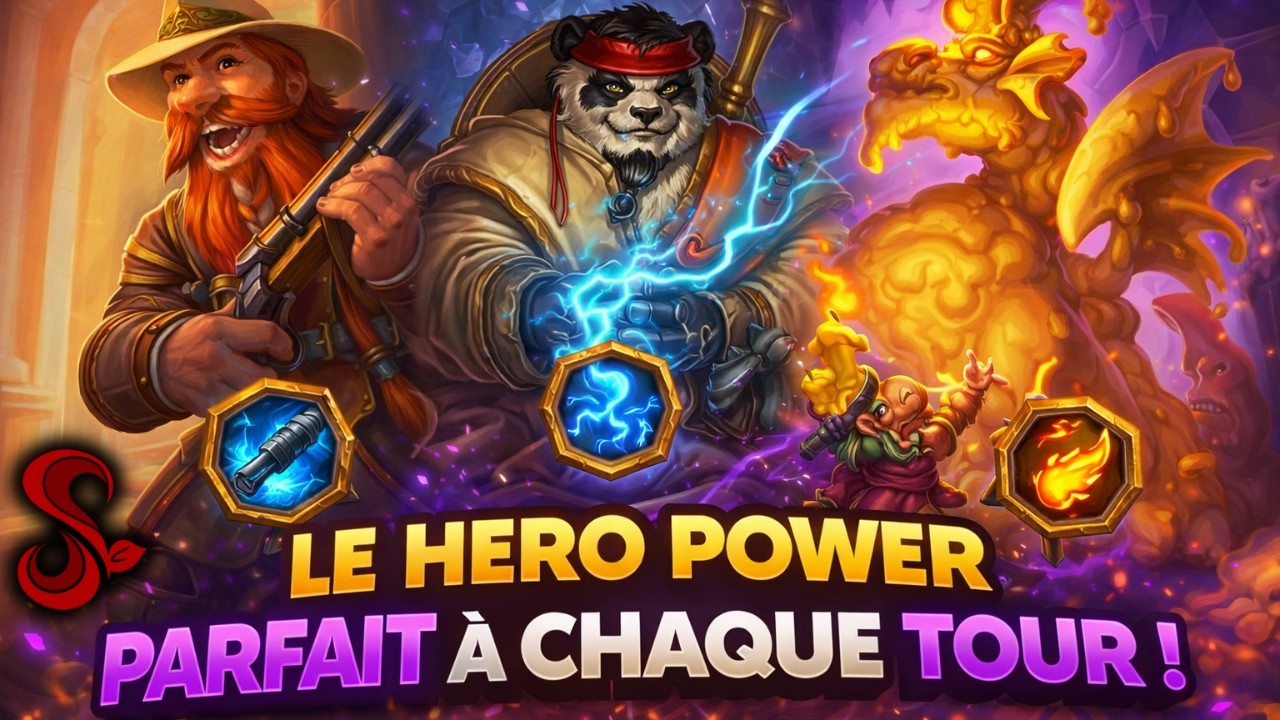 LE HERO POWER PARFAIT À CHAQUE TOUR !! | TOP 5 EUROPE | NGUYEN