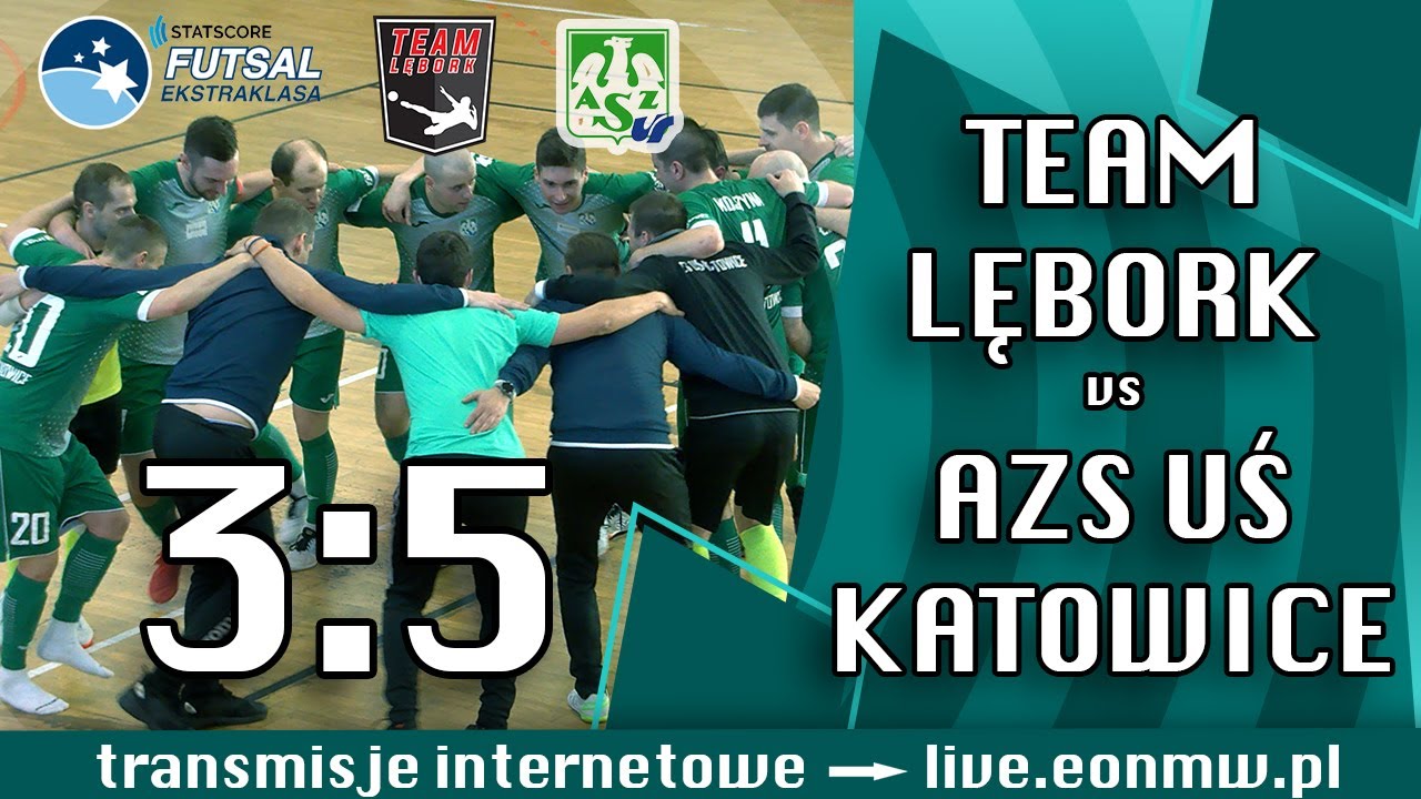 Statscore Futsal Ekstraklasa Team Lębork - AZS UŚ Katowice 3:5 skrót