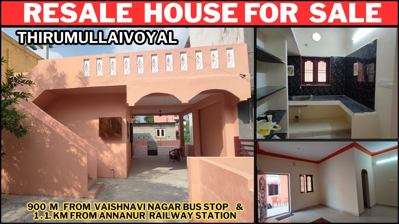Urgent Resale! House for Sale in Thirumullaivoyal, Chennai | individual house - Must Watch!