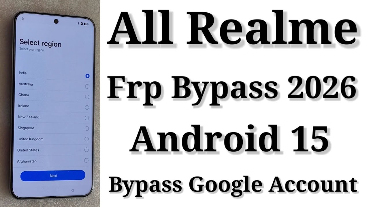 All Realme Android 15 Frp Bypass 2026 | Camera Test Not Working | Reset Frp/Bypass Google Account