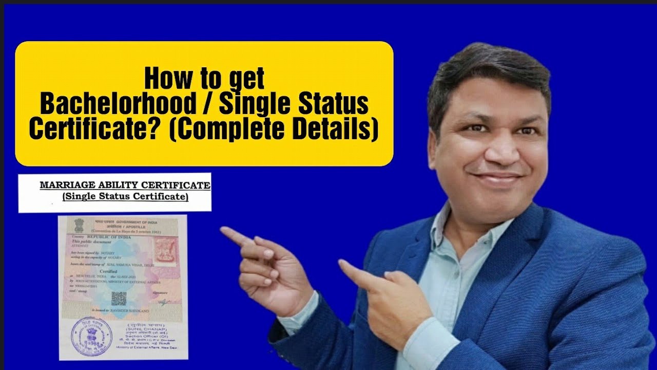 How to get a Single Status Certificate? Explained in Hindi