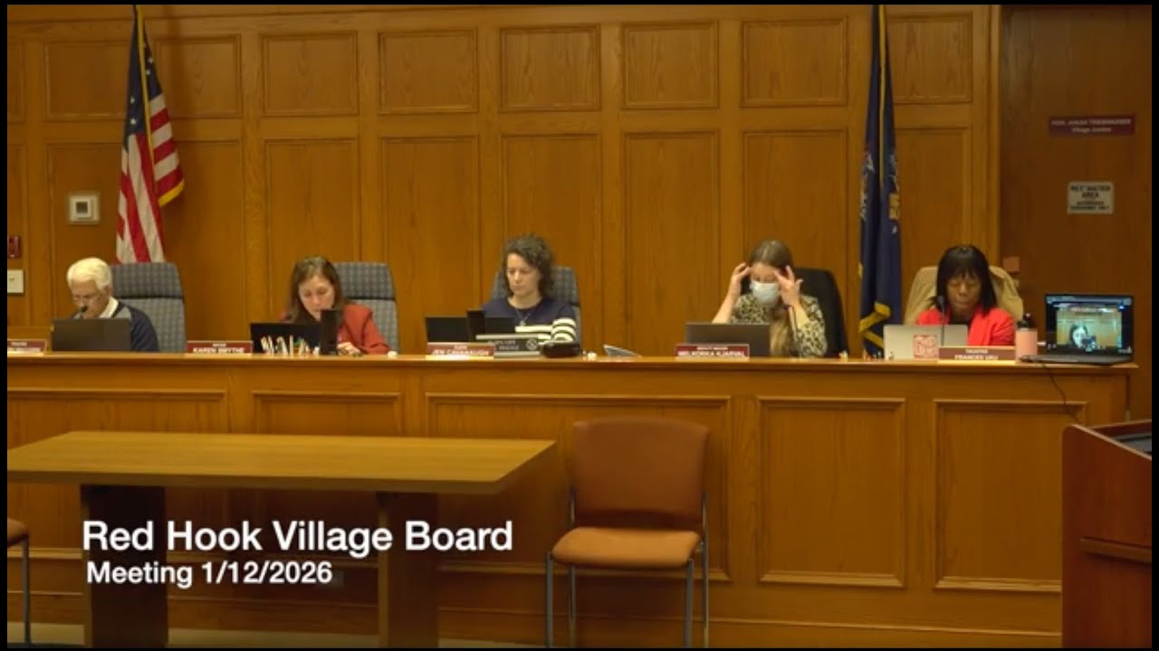 1-12-2026 Red Hook Village Board Meeting