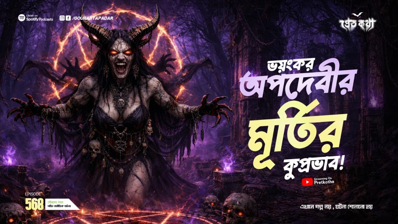 ভয়ঙ্কর অপদেবী মূর্তির কুপ্রভাবের সত্যি ভৌতিক ঘটনা | @Pretkotha Episode 568 | True Horror Story