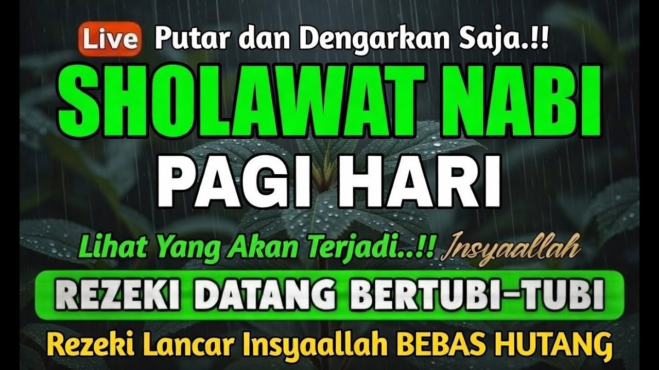 Sholawat Jibril Terbaru Pembuka Rezeki & Penghapus Kesulitan