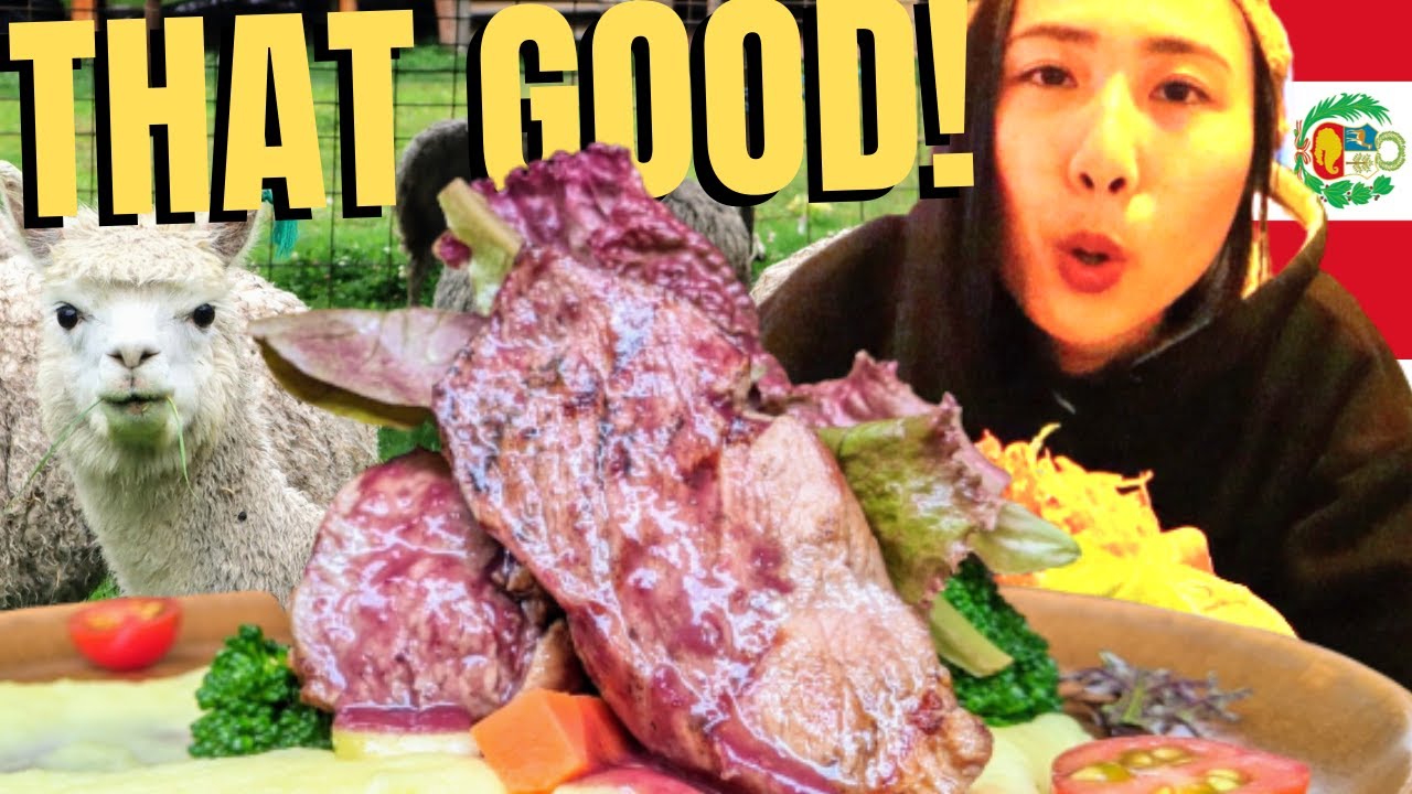 They EAT THIS in Peru ?! Alpaca dishes Peruvian food tour 🦙🇵🇪  Cusco Peru