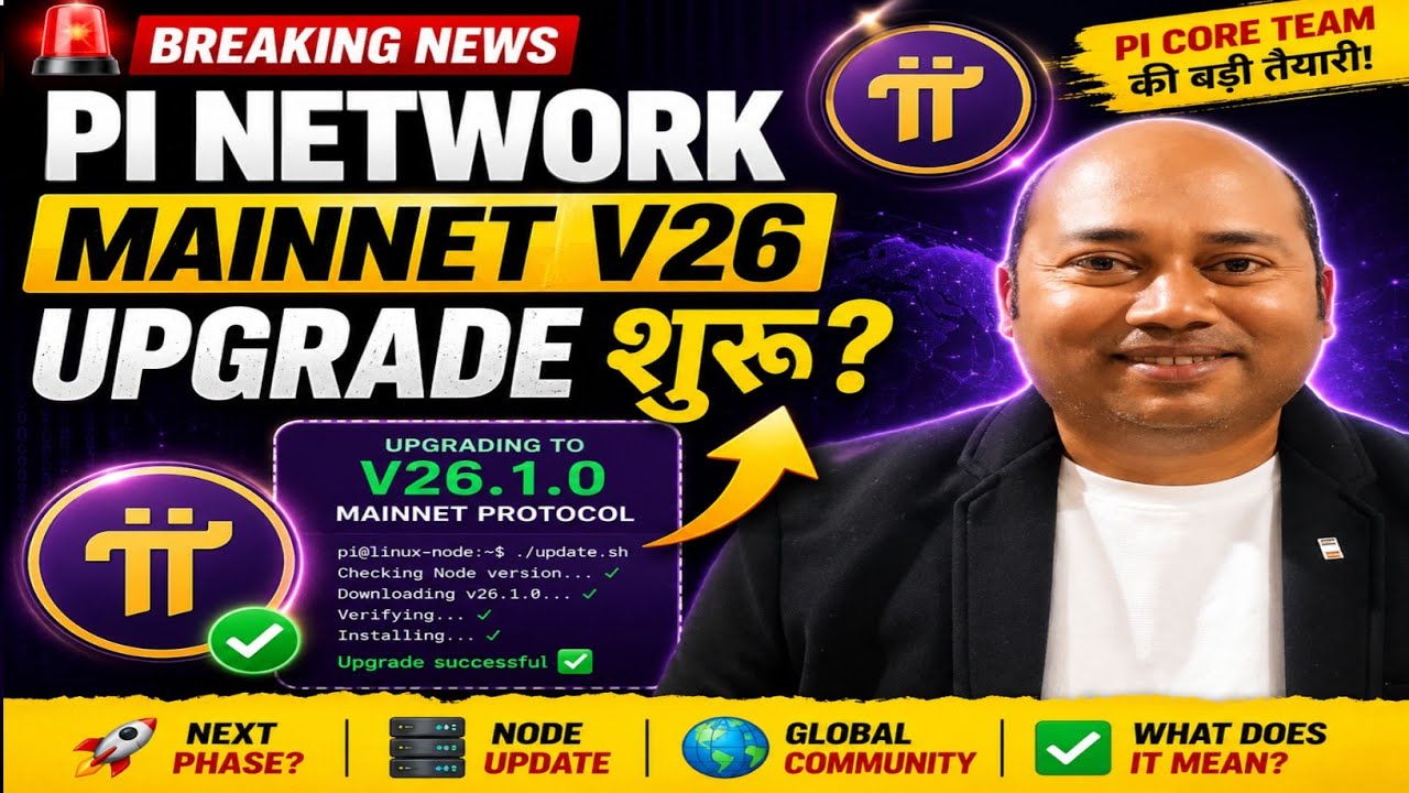 🚨 Pi Network Mainnet V26 Upgrade Started? 😱 Big Preparations by Pi Core Team | Pi Network Latest ...