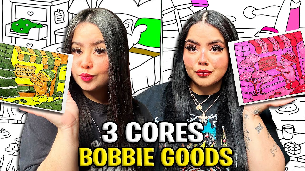 COLORINDO COM APENAS 3 CORES O BOBBIE GOODS