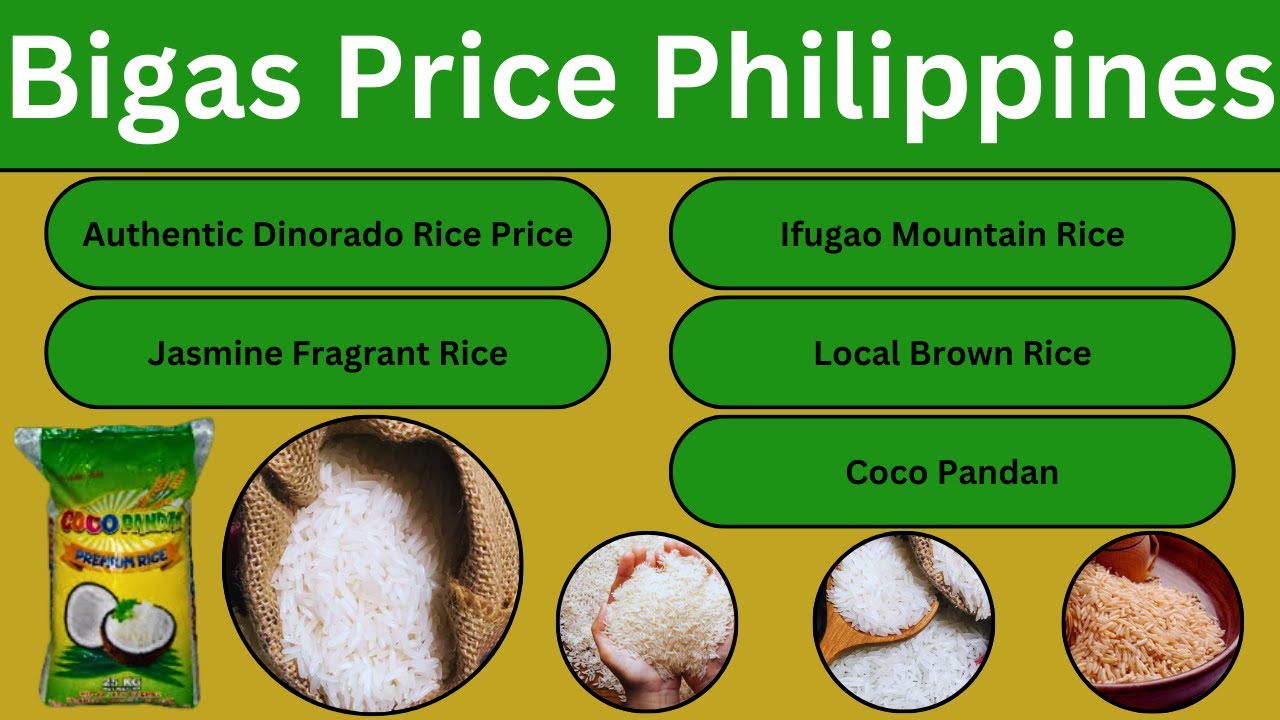 Bigas Price Philippines Authentic Dinorado, Ifugao Mountain Rice, Jasmine Fragrant Rice, Coco Pandan