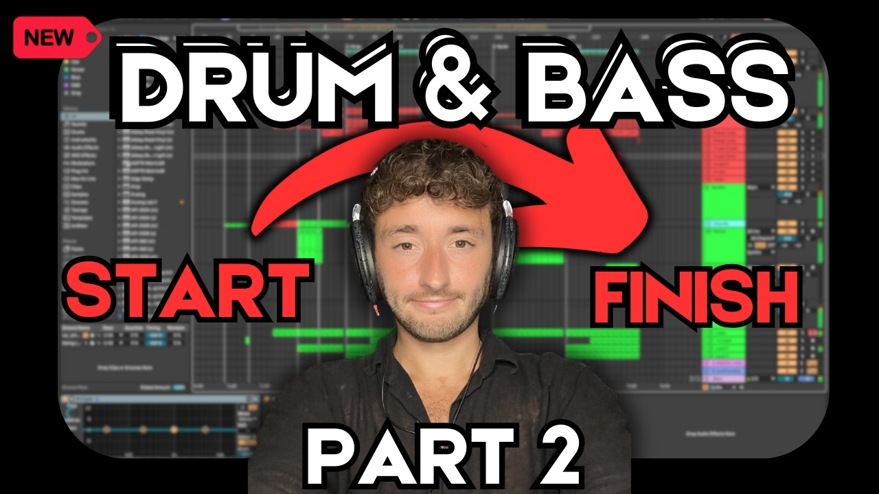 PART 2 making a Drum & Bass Tune from Start to Finish (Free Project)