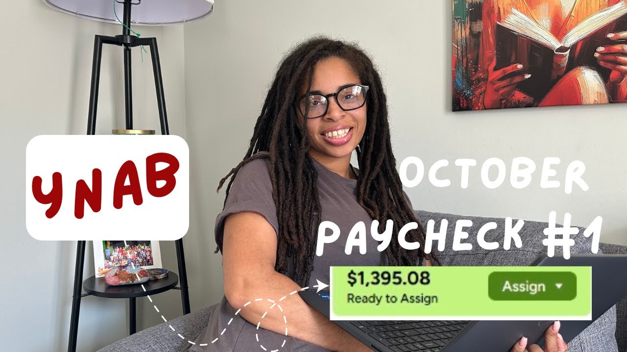 YNAB Budget with me / Paycheck #1 / Single income 3 kids