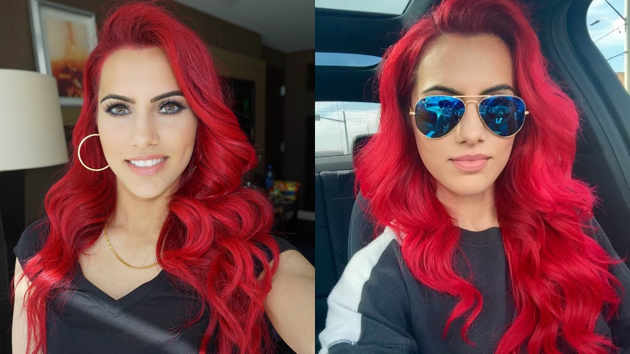 Volumized bang hair tutorial!