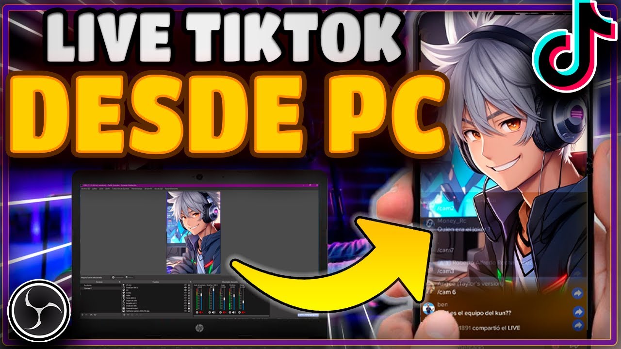 Llega a una nueva audiencia: Cómo hacer transmisiones en vivo en TikTok desde tu computadora