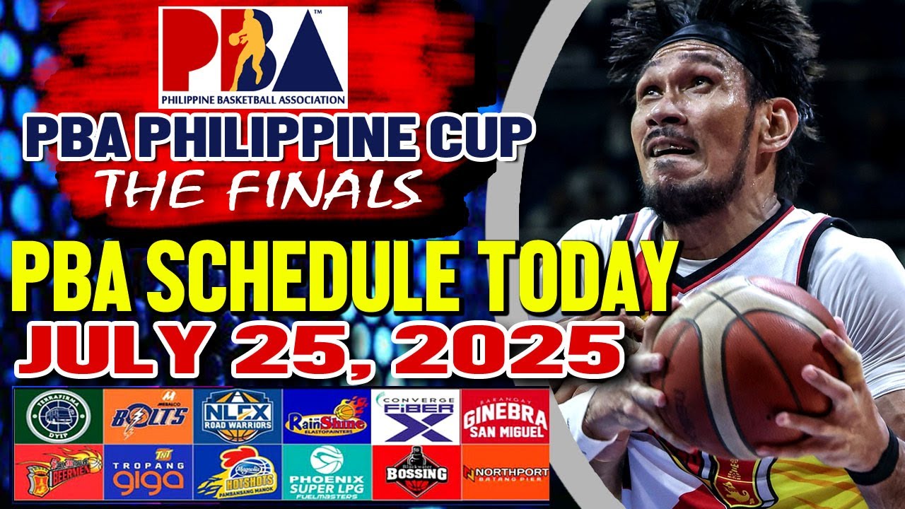 PBA SCHEDULE TODAY July 25, 2025 | Pba Philippine Cup