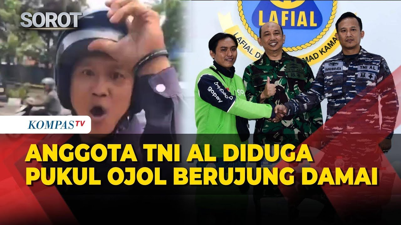 Viral Anggota TNI AL Diduga Pukul Driver Ojol di Grogol, Berakhir Damai!