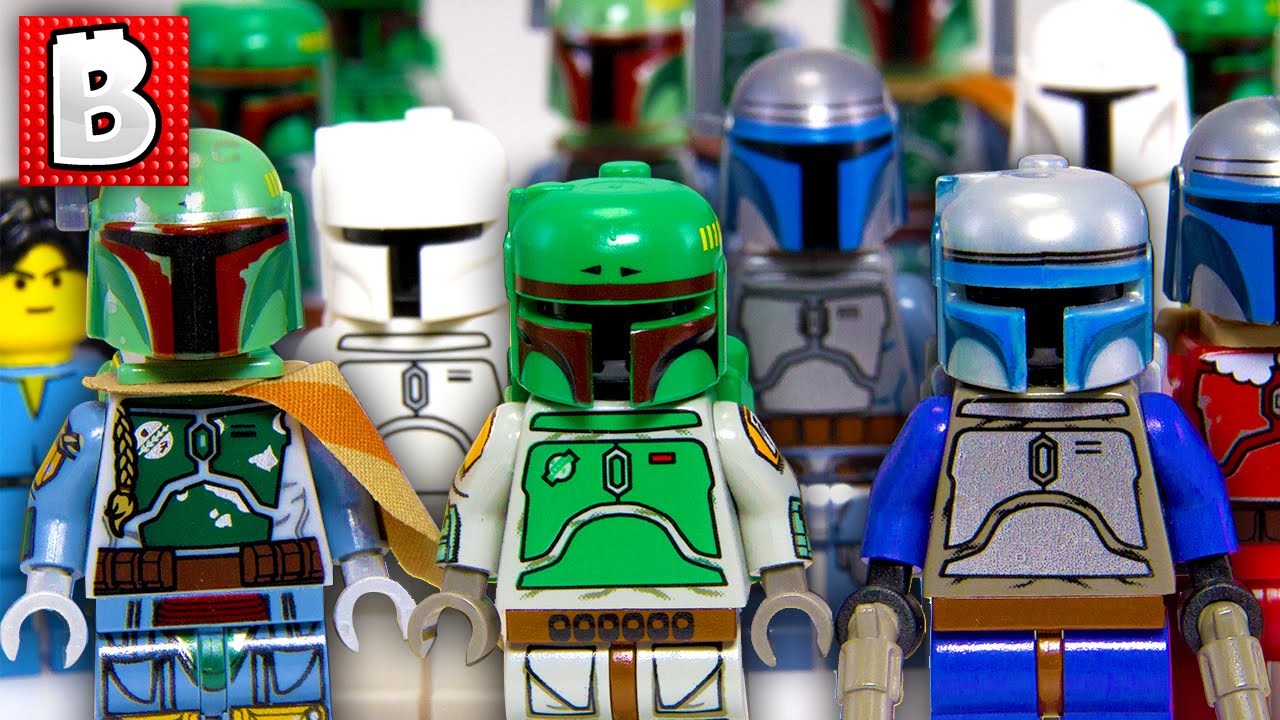 Every Lego Boba Fett & Jango Fett Minifigure Ever!!! + Rare Cloud City Boba | Collection Review