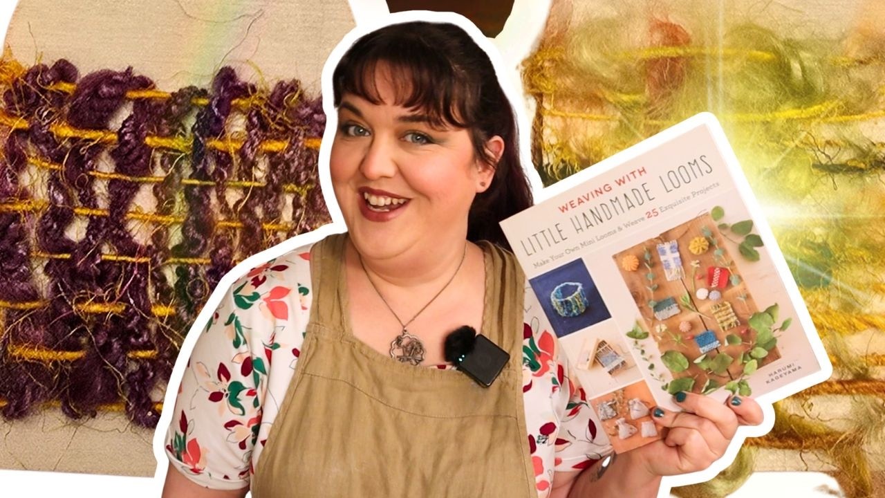 Sparkly SPINNING & Exquisite WEAVING with 4 Little DIY LOOMS