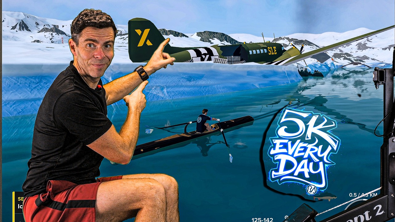 5K Every Day - Dec 22 | Easy Follow Along Rowing Workout | 20 Mins on EXR Rowing App