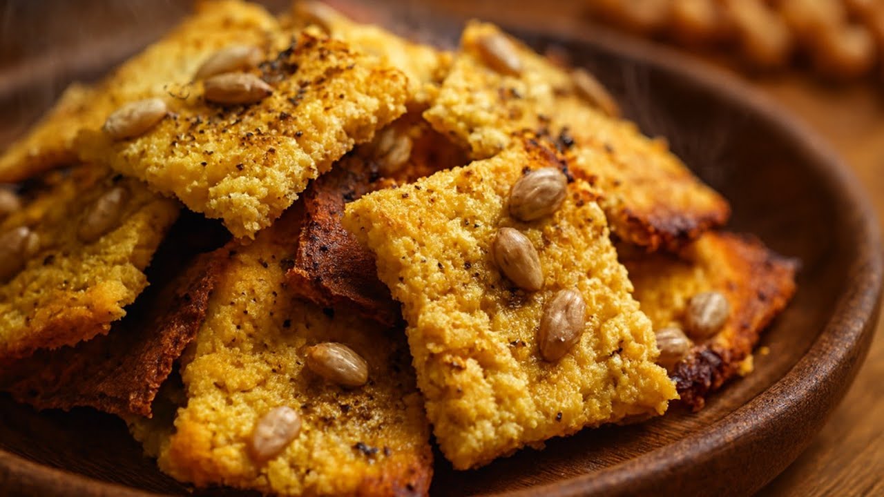 Easy Chickpea Snack! No Flour, No Frying, Super Crunchy