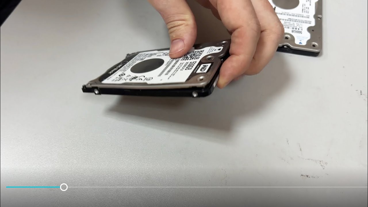 Сильный удар по ноутбуку: восстановление данных с погнутого HDD