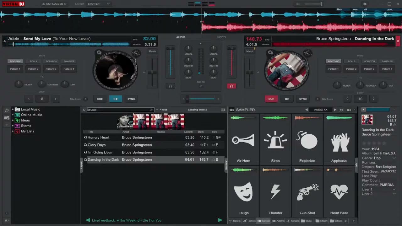 VIRTUAL DJ JAM SESSION- TOP HITS 1-24-26 #music #virtualdj #jamming #mix #mixing #tophits