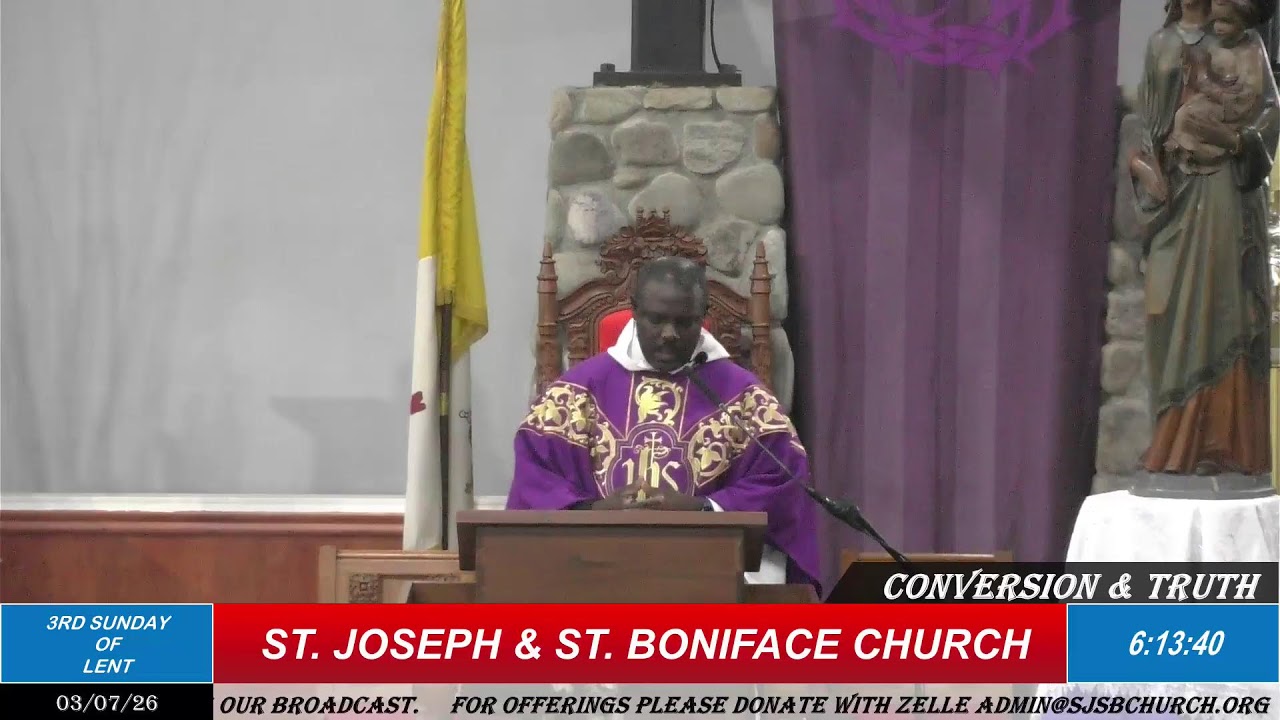 THIRD SUNDAY  OF  LENT 03-07-26 5PM MASS.