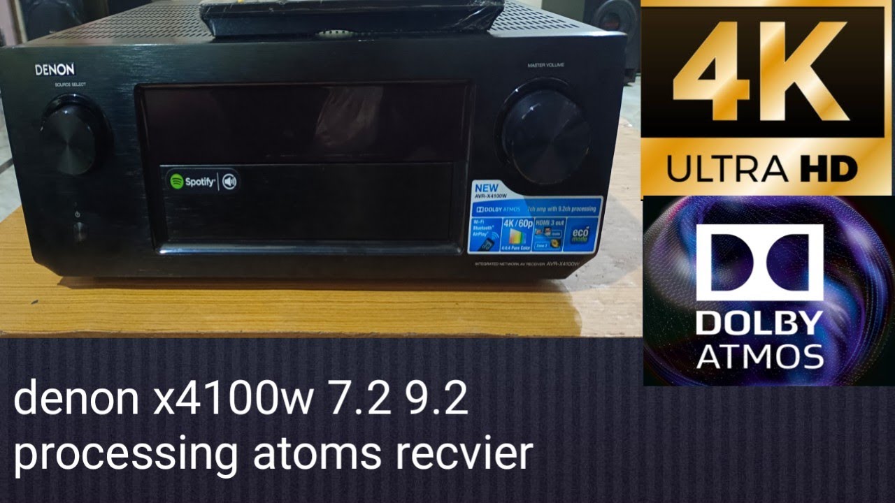 denon x4100w 7.2 9.2 processing dollby atoms avr