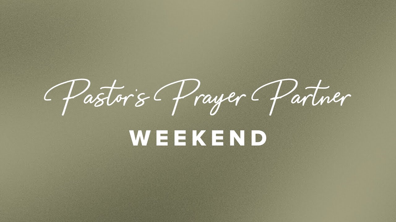 Pastor's Prayer Partners 2026