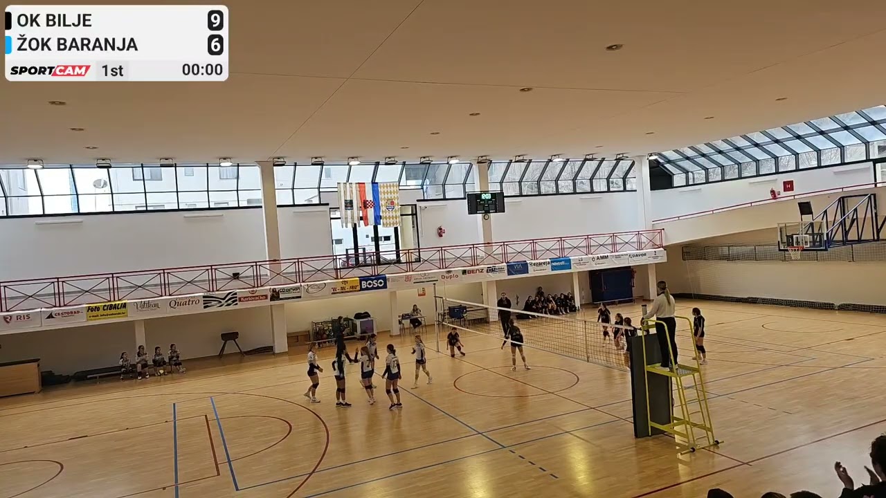PRVENSTVO MALE ODBOJKE  OK BILJE:ŽOK BARANJA  2:0