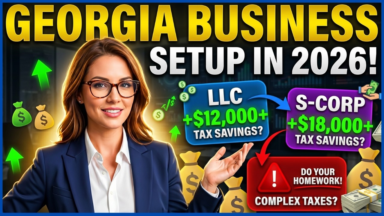 How To Register A Business in Georgia in 2026 (LLC, C-Corp Or S-Corp) Start A Business in Georgia