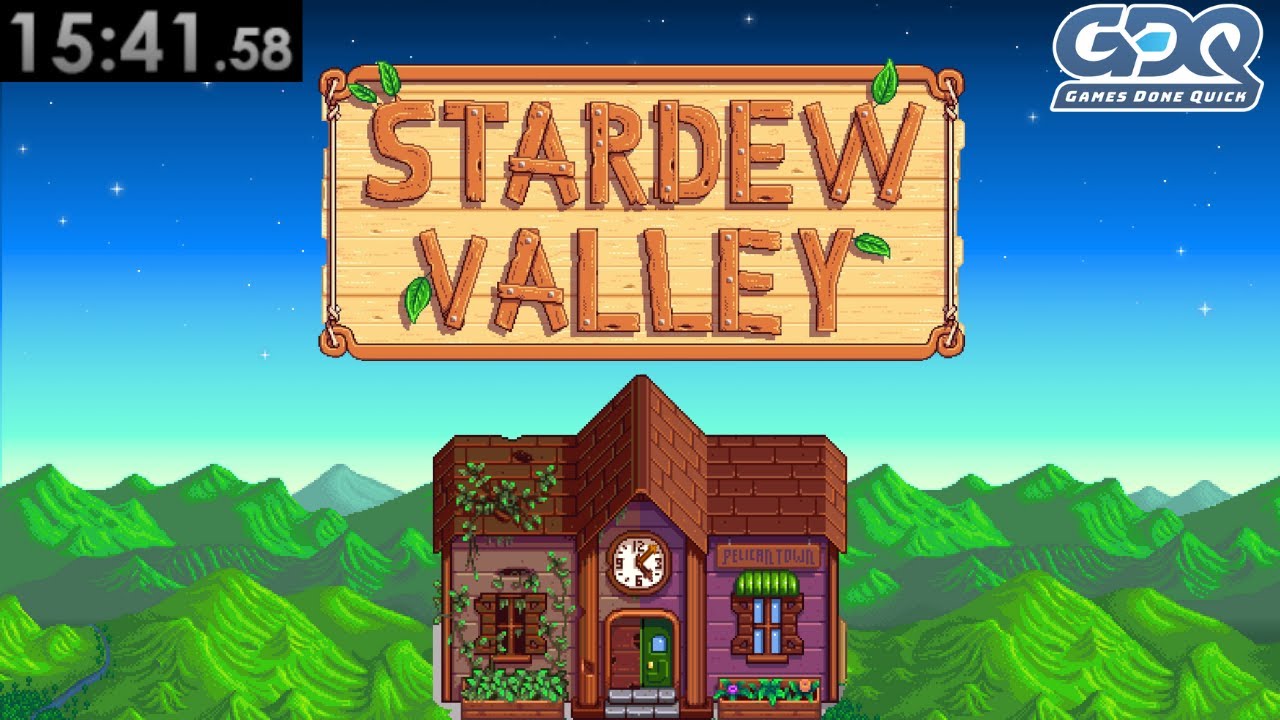 [WR] Stardew Valley Glitched Community Center Speedrun in 15:41: AGDQ '22 Submission