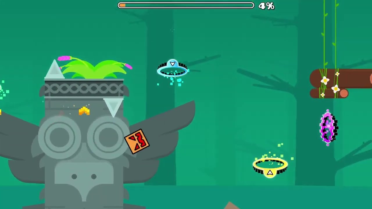 Hexagon Force on SECOND TRY ! 😳   Geometry Dash