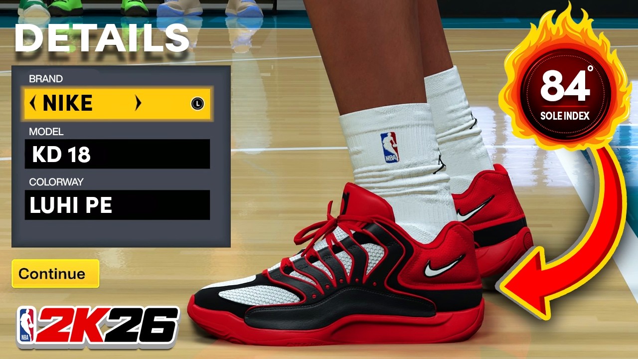 NBA 2K26 Shoe Creator: Recreating the KD 18 &ldquo;LuHi&rdquo; PE 👀🔥