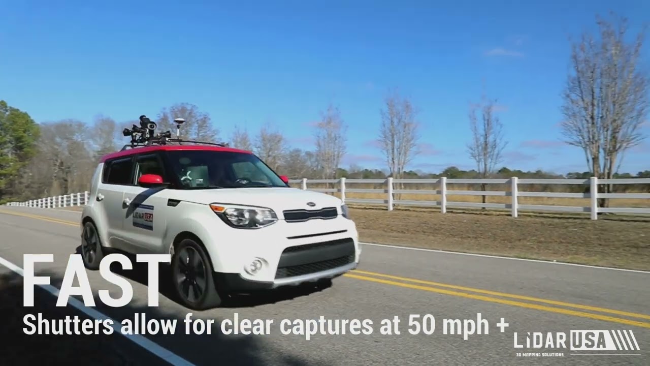 LiDARUSA Snoopy Highway Mapper Inspector Camera System; Map in High Definition at Highway Speeds.