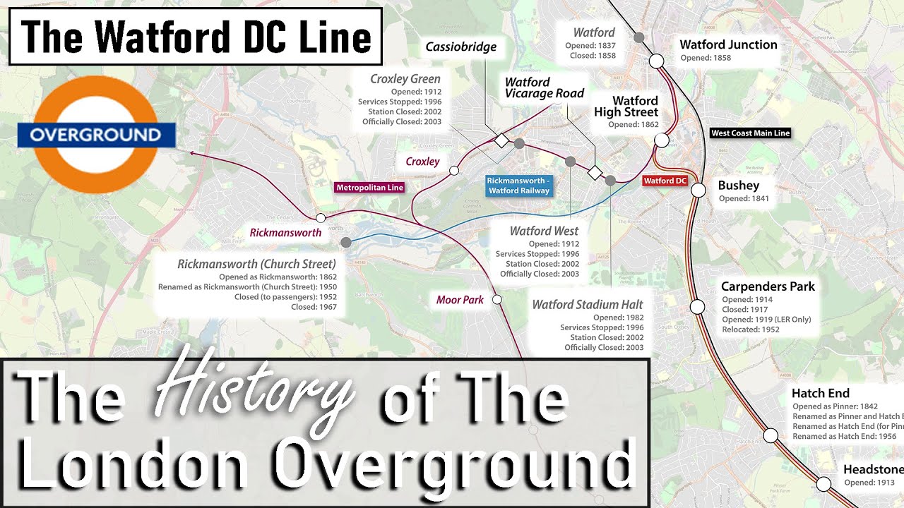 The History of the London Overground - Watford DC Line
