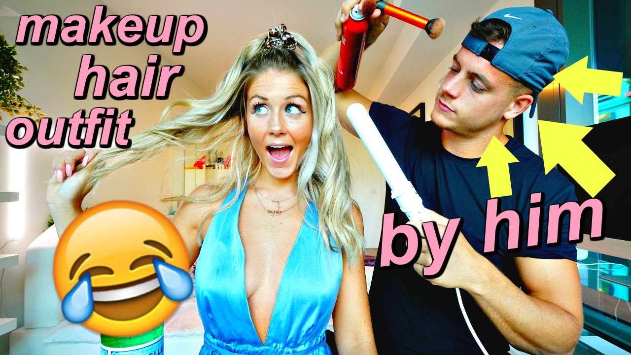 boyfriend does my makeup, hair AND picks out my outfit