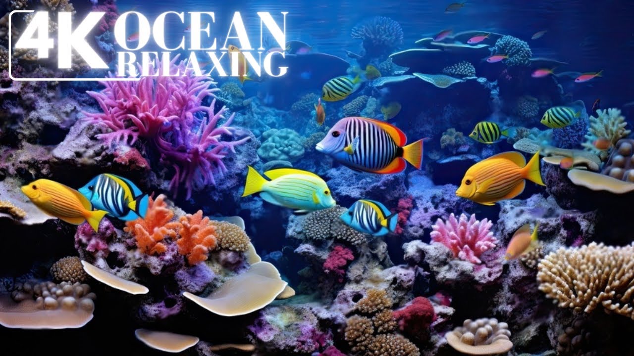Serene Ocean Music to Release Stress | Underwater Relaxation in 4K | Calming Sounds of the Sea ..