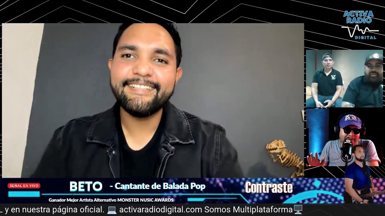 Entrevista con Jorge y Darcy de VIZION AUDIO/FILMS y BETO Ganador a Mejor Artista Alternativo