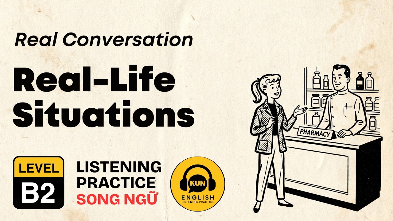 B2 English Listening Practice – Real-Life Situations & Daily Conversations