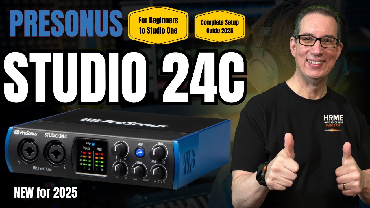 PreSonus Studio 24c | Complete Setup Guide for Beginners (2025)