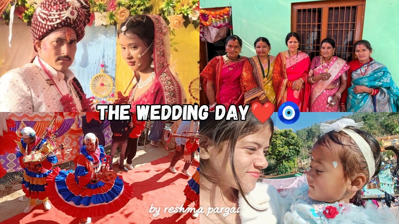 Finally the wedding day🧿❤️✨||kumauni wedding#explorepage #kumauniculture