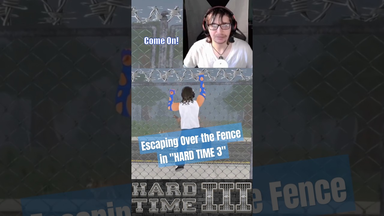 Escaping Over the Fence! (HARD TIME 3) #hardtime #mdickie #gaming #extremeenigma90